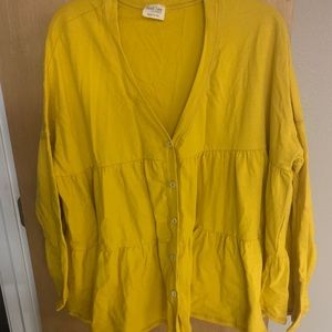 Long sleeve button up blouse